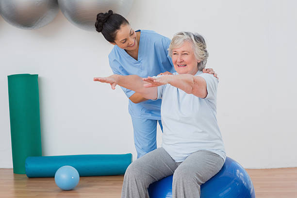 Séance d'activité physique adaptée encadrée